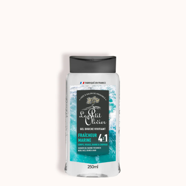 Le Petit Olivier Dušigeel-šampoon meestele värske meri 250ml