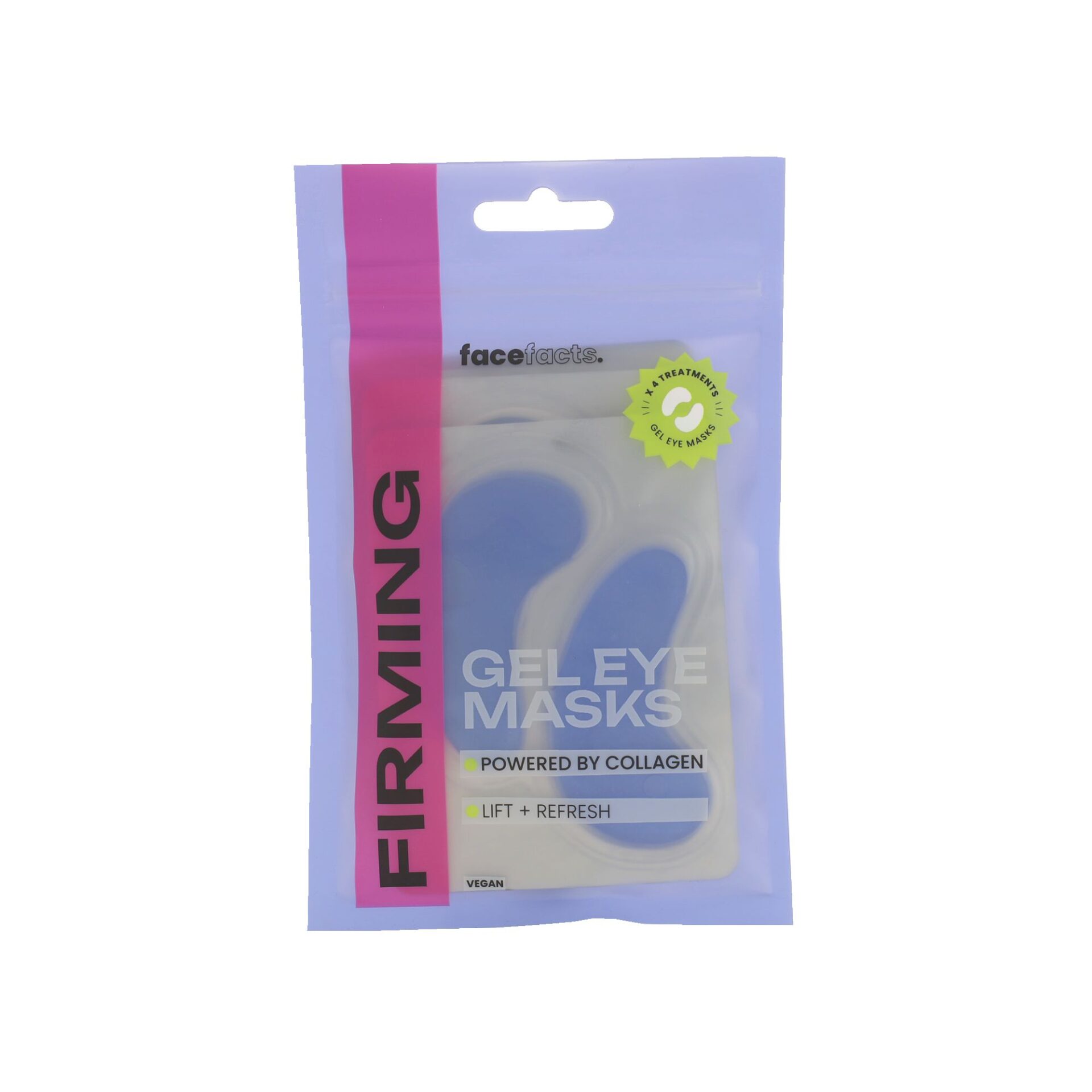 Face Facts Geelmaskid silmadele pinguldav kollageen 4 paari