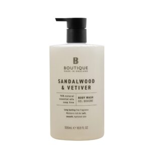 Boutique Vegan Dušigeel Scent sandlipuu ja vetiveer 500ml
