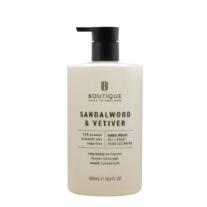 Boutique Vegan Kätepesugeel Scent sandlipuu ja vetiveer 500ml
